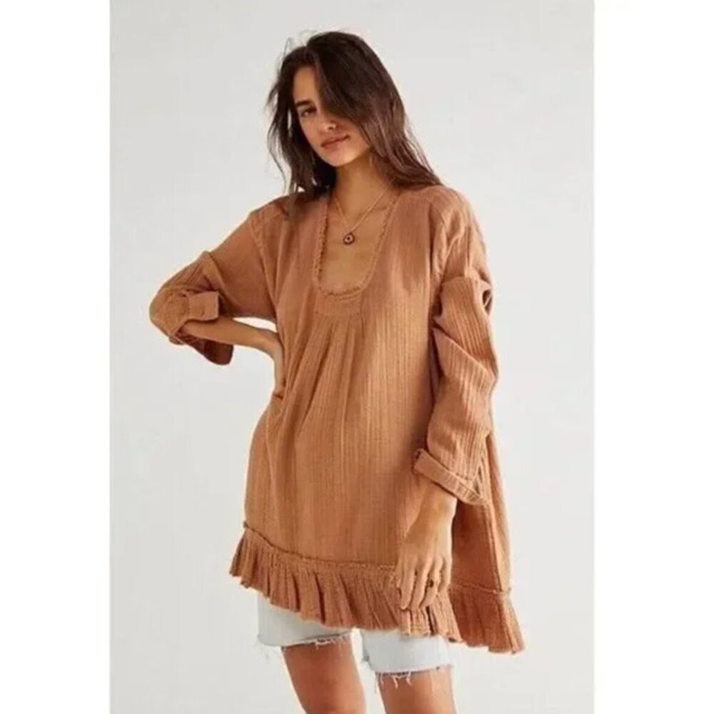 Free People Bring It On Tunic Size Large, Ponytail